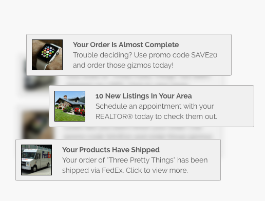 Timely, engaging web notifications